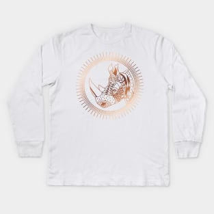 Copper Rhino Kids Long Sleeve T-Shirt